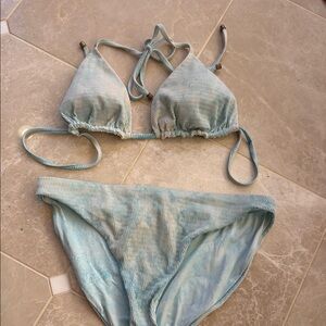 Women's Light Blue Bikini Set